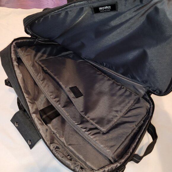 Soho New York Duane Hybrid Briefcase Backpack NO CROSSBODY STRAP - Picture 2 of 11